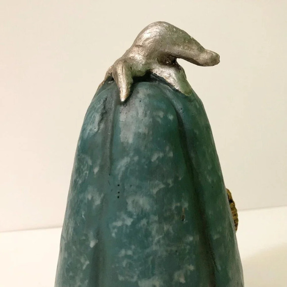 2012 Department 56 Green Steam Punk Pumpkin 10 inch Tall Dept 56 Halloween Decor - Picture 13 of 16